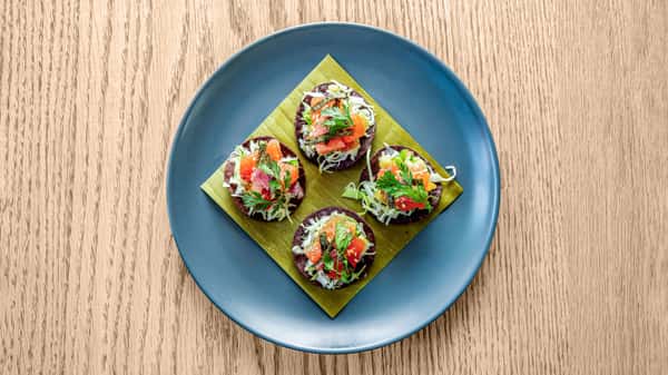Watermelon Tuna Tostadas