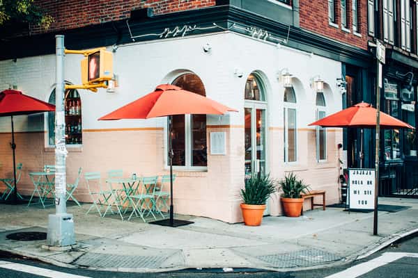 Brooklyn private party setup with vegan catering