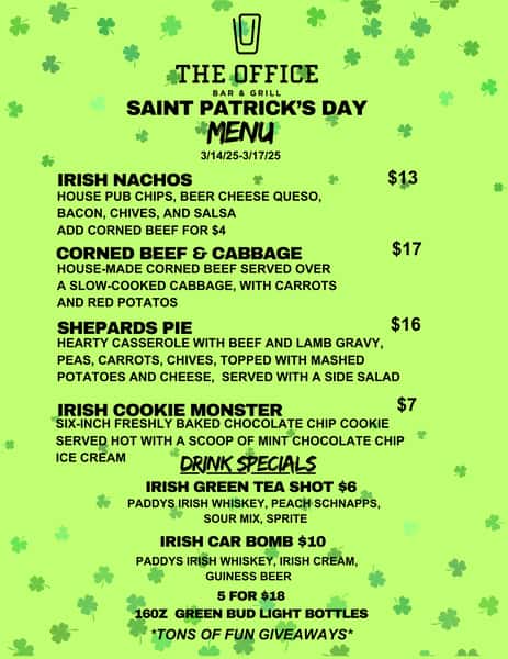 St Pattys 2025