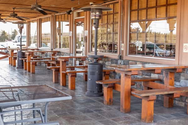 exterior seating