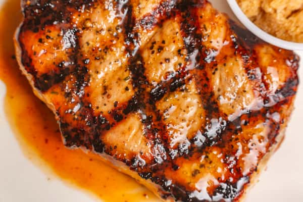 Glazed Boneless Pork Chop