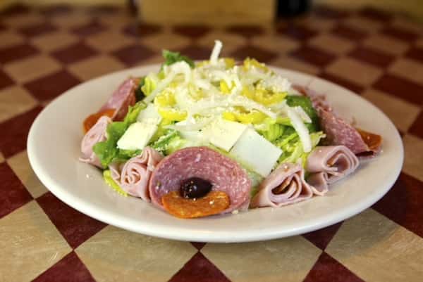 an antipasto salad