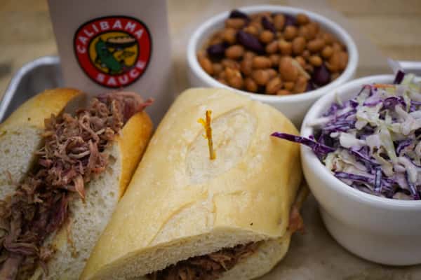 Pulled Pork On A Roll