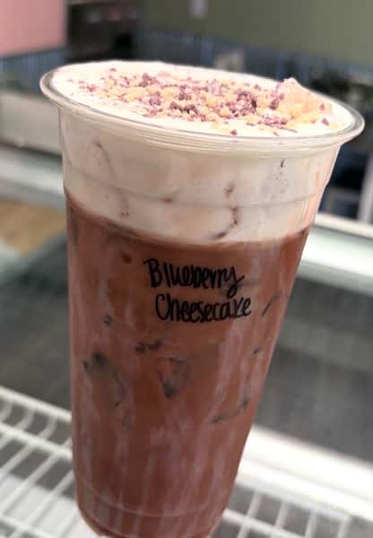 Iced White Chocolate Blueberry