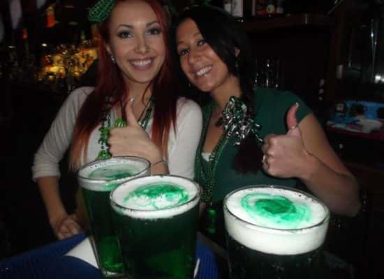 green beer and women