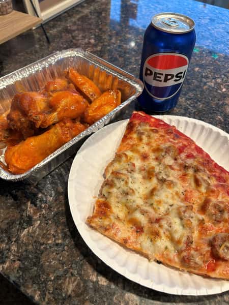 Slice, Can of Pop, 6 Wings