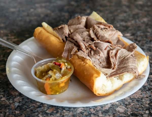Beef Sandwich Lunch