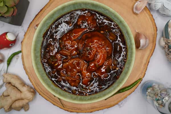 Manchurian Tiger Prawns Gravy