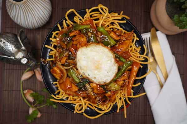 chicken garlic chopsuey