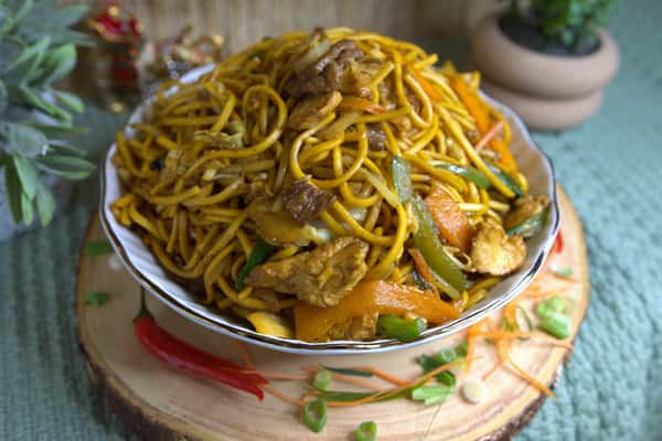 Hakka Chowmein with a choice of