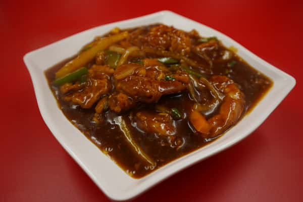 Chilly Tiger Prawns Gravy