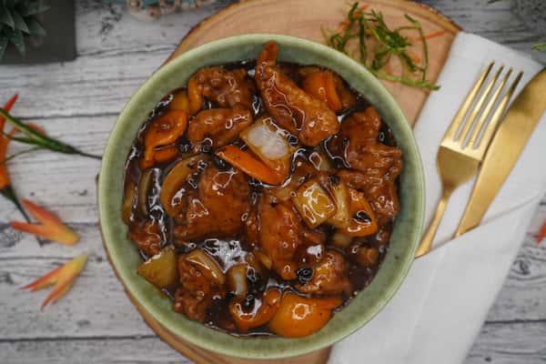 Fish in Black Bean Sauce