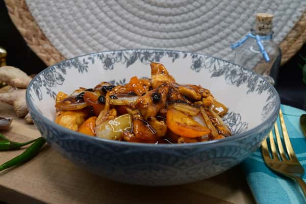 Chicken with Black Bean Sauce