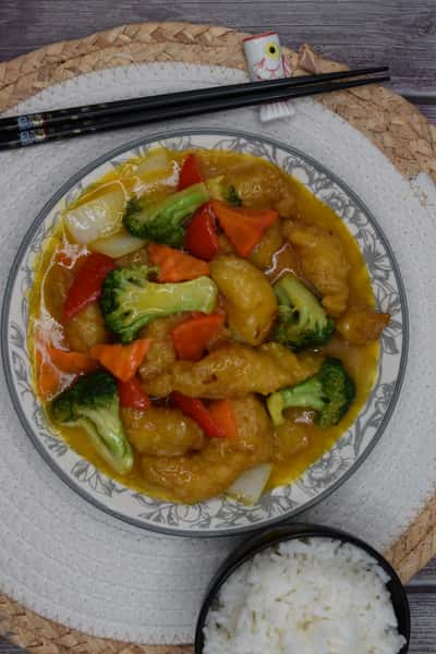 Sweet and zesty orange fish