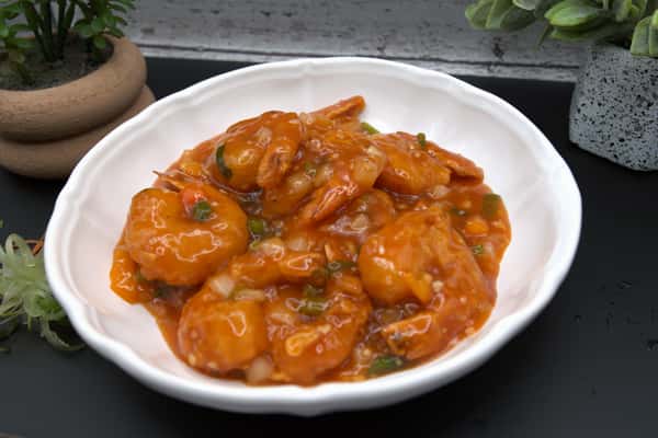 Sweet & Sour Garlic Tiger Prawns