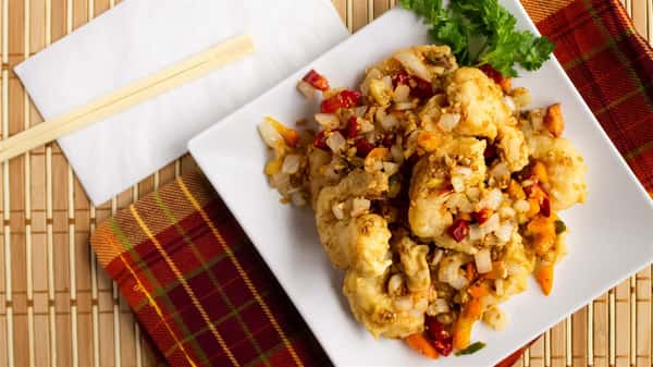 Spicy prawn appetizer