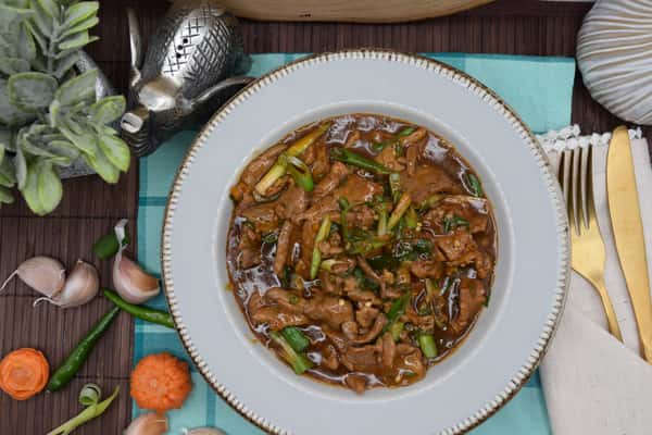 spicy garlic beef