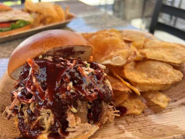 Smoked Pulled Pork Sandwich