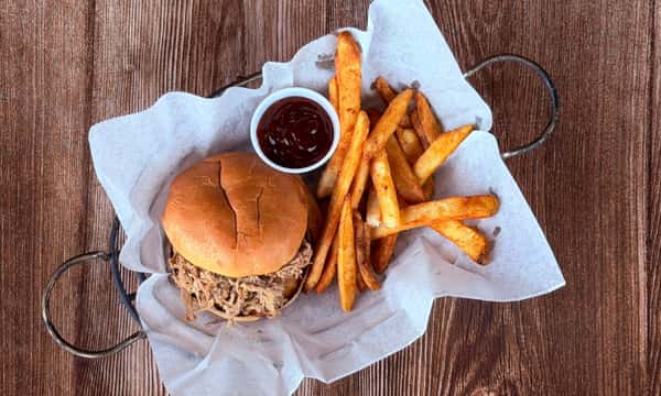Kids Pulled Pork Sandwich