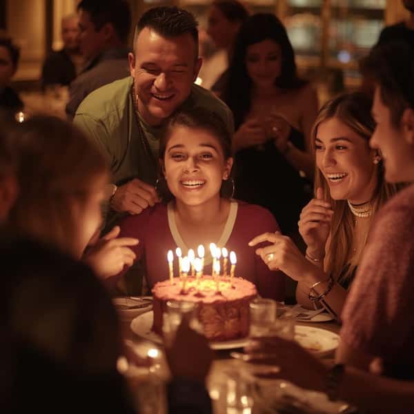 birthday celebration at Big Woods