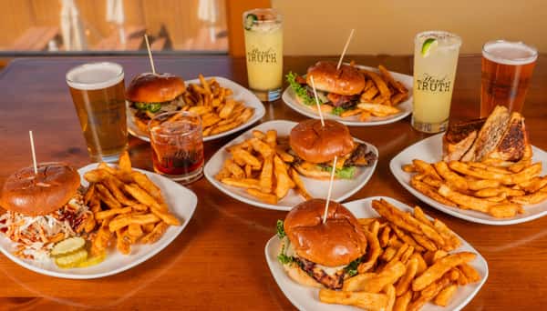 sandwiches and drinks
