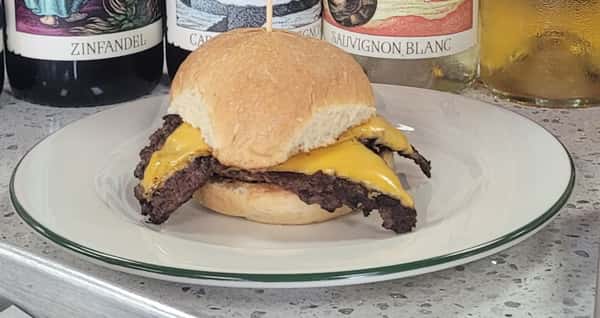 Single Smash Burger Slider