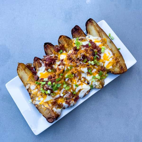 Bacon Cheese Potato Wedges
