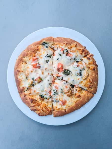 Chicken Alfredo Pizza