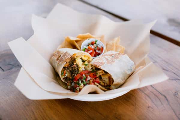 Tri-Tip Hash Burrito