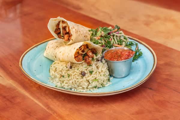 Shrimp A Chorizo Tacos