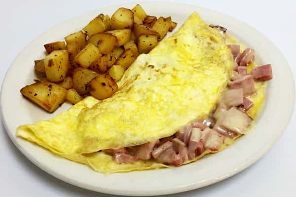 Ham White Cheddar Omelet