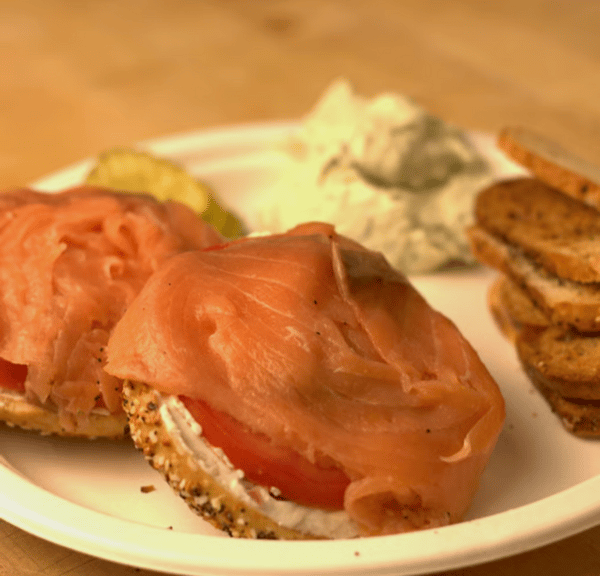 Nova Lox Sandwich