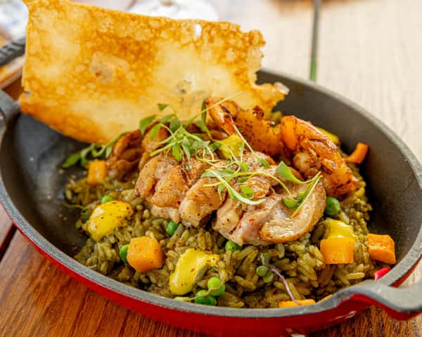 Duck Surf & Turf "Pimentel Rice"