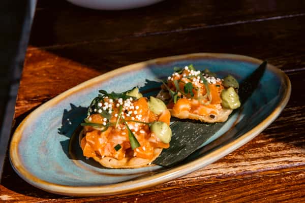 Salmon Tostadas