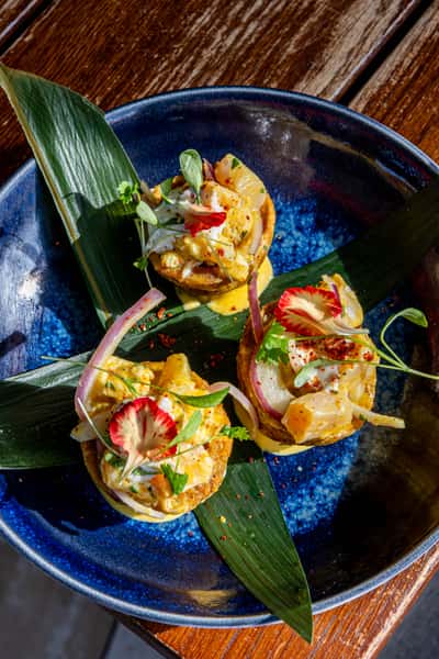 Ceviche Tostones
