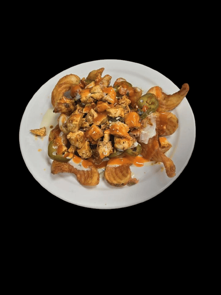 Buffalo Chicken Tot-chos
