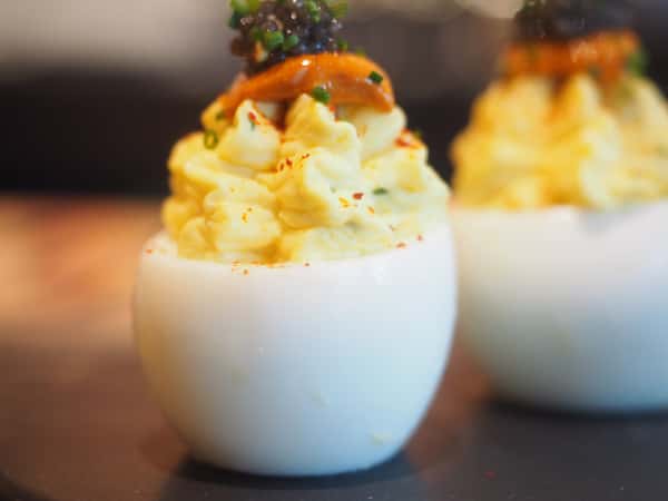 Deviled Hoover Ranch Eggs