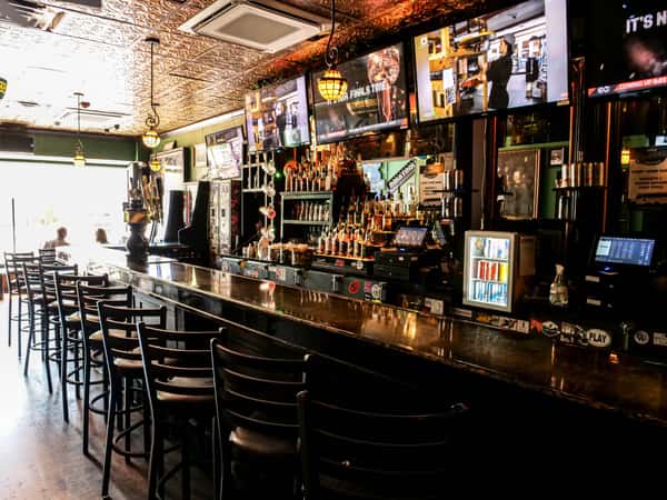 downstairs bar