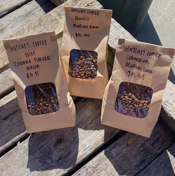 bags of locally made snacks