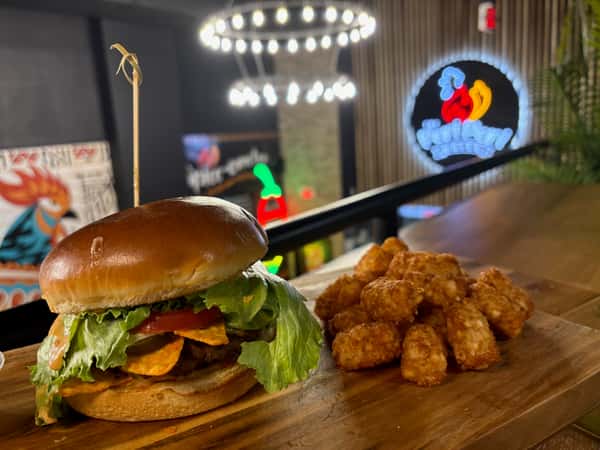 Nacho Monster Beef Burger