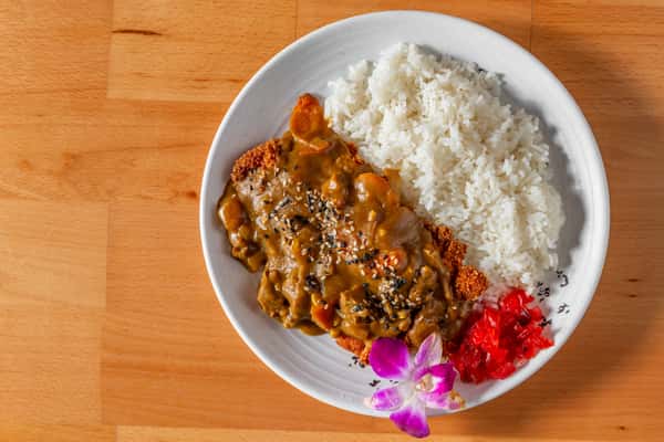 Beef Curry with Chicken Katsu