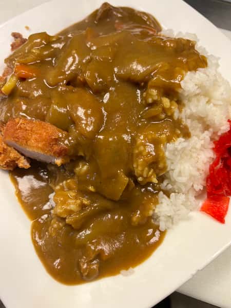 Beef Curry with Chicken Katsu