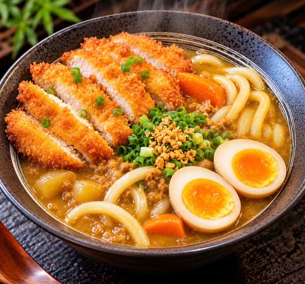 Japanese Beef Curry Noodle Bowl