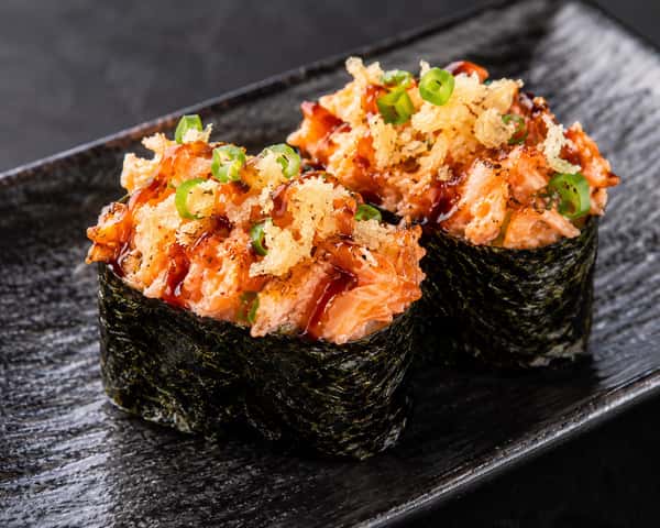 Crispy Salmon Skin Gunkan (Nigiri)