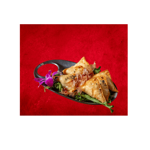 Fried Seafood Cream Cheese Gyoza