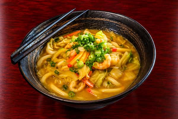 Champon Ramen Soup (Seafood or Pork)