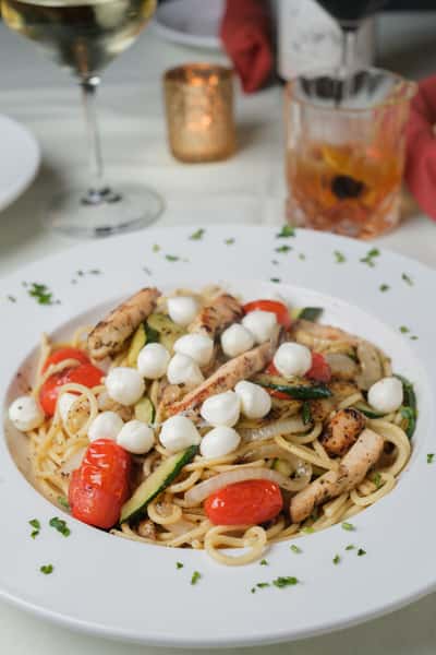 Garlic & Basil Pasta Dinner Menu Florio's Italian Restaurant & Grille