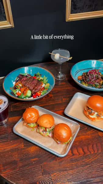 The kind of sports bar you come for the food, not just the game 🏉🏀