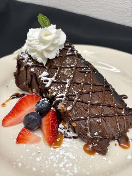 Chocolate Toffee Kahlua Mousse Cake