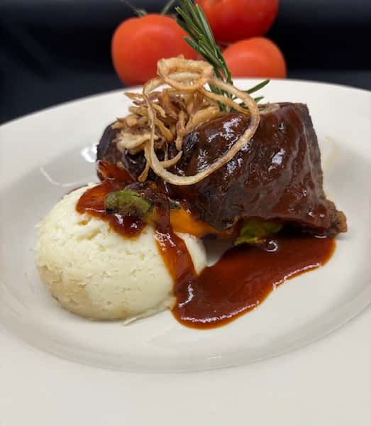 BBQ Beer Braised Beef short Ribs